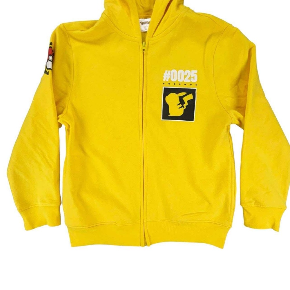 Pokemon YOUTH Pikachu Zip Up Hoodie Jacket Kids Size 2XL 18 with Ears #0025‎ NWT - Picture 8 of 11